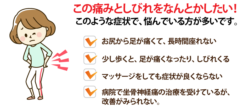 坐骨 神経痛 マッサージ ツボ