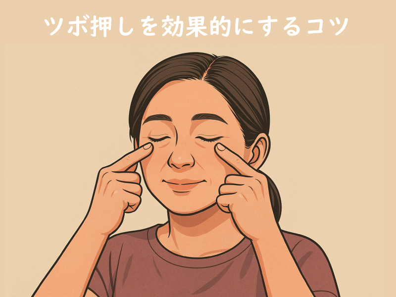 ツボ押しを効果的にするコツ