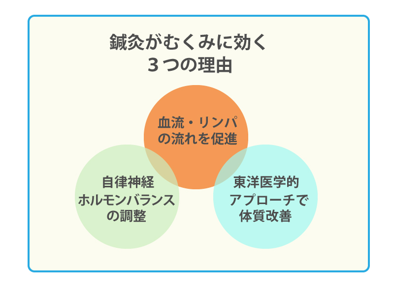 むくみに鍼灸が効く理由